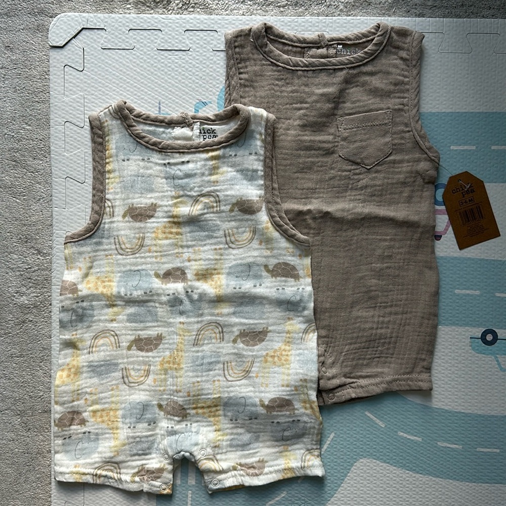 BNWT baby (3-6 months) onsies (set of 2)